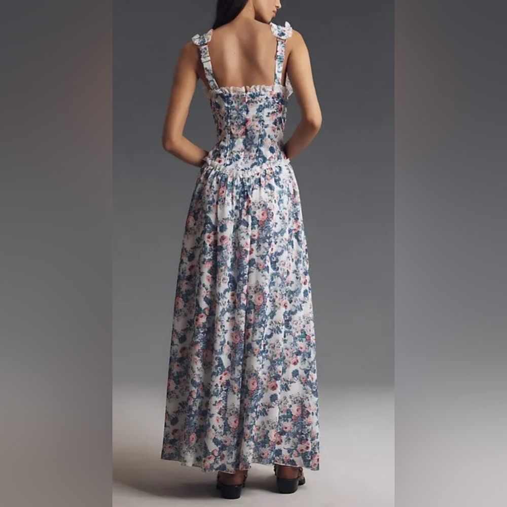 For Love & Lemons Floral Audrey Maxi Dress - Picture 2 of 9